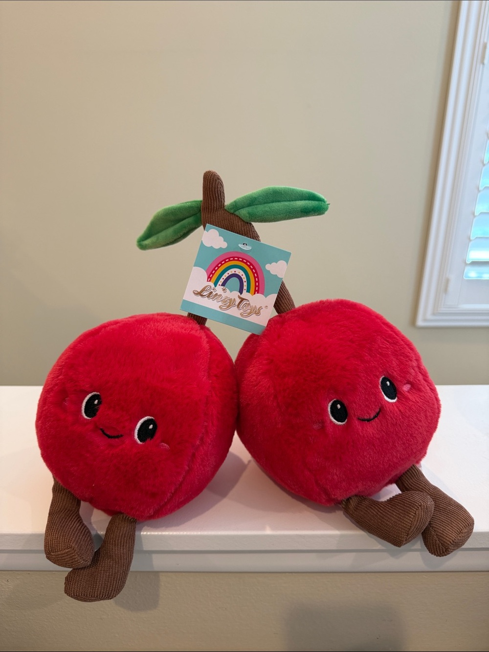 New Cherries Plush by Linzy Toys